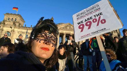 Nicht nur die Teilnehmer der "Occupy"-Bewegung zweifeln am Zusammenspiel von Casino-Kapitalismus und Demokratie.