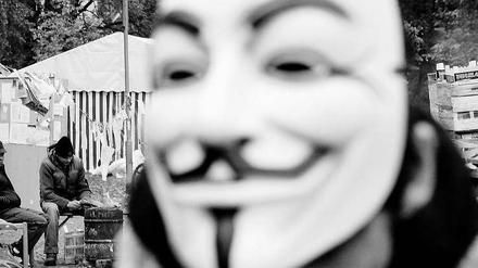 Unbekannter Internetschreck. Hinter dem Pseudonym "Anonymus" stecken ihrem Motto zufolge viele.