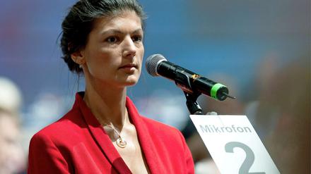 Vorerst in ihrem Eifer gebremst: Sahra Wagenknecht.