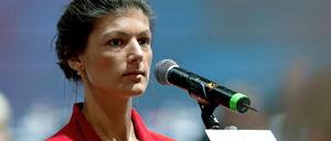 Vorerst in ihrem Eifer gebremst: Sahra Wagenknecht.
