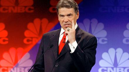 "Oops". Rick Perry fehlten die Worte.