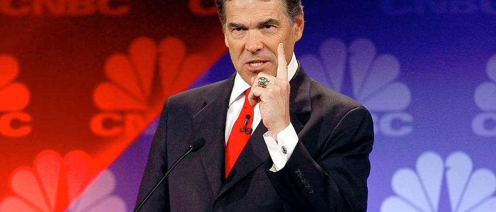 "Oops". Rick Perry fehlten die Worte.