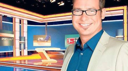 Quoten-Garant. Die Bundesliga-„Sportschau“ mit Matthias Opdenhövel. Foto: WDR