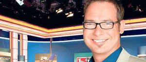 Quoten-Garant. Die Bundesliga-„Sportschau“ mit Matthias Opdenhövel. Foto: WDR