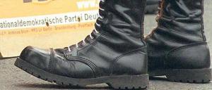 Fehlende Aufklärung. Ein Verbot der NPD forderten die Innenminister der Länder und des Bundes beim Spitzentreffen – noch – nicht. Foto: Kalaene Jens/dpa