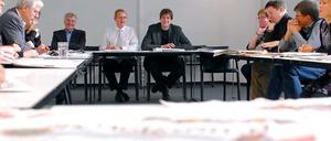 Redaktionskonferenz des Tagesspiegels.