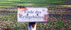 Im Tiergarten soll künftig ein Grillverbot gelten.