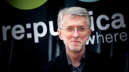 Internet-Aktivist Jeff Jarvis, hier bei der re:publica.