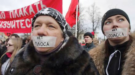 Die Proteste blieben friedlich. Bei den Demonstrationen einen Tag nach der Wahl hatte es zahlreiche Verhaftungen gegeben. 