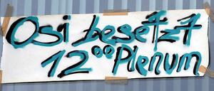 Das Osi der FU, besetzt im Jahr 2009.