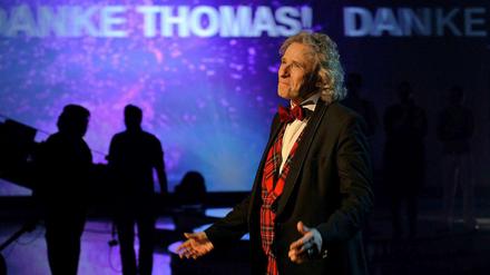 Danke, Thomas: Am Ende gab es vom Saalpublikum Standing Ovations für Gottschalk. Der sagte: "Auch ich habe Menschen in der Unterhaltung verehrt, die es nicht mehr gibt."