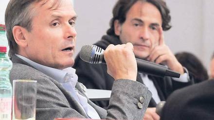 Autorenduo. Axel Hacke (l.) und Giovanni di Lorenzo sind befreundet.