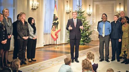 Sieben Millionen Zuschauer sahen die Weihnachtsansprache des Bundespräsidenten im Fernsehen. Wegen der Kreditaffäre hörten vor allem die Medien ganz genau hin.