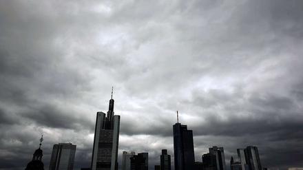 Das Bankenviertel in Frankfurt
