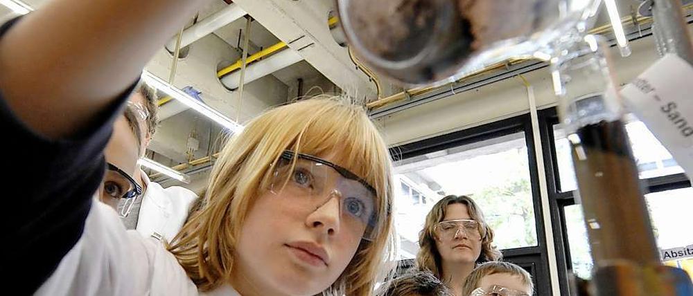 Chemie kann auch Spaß machen. Angehende Grundschullehrer sollen jetzt Chemie, Bio und Physik als ein gemeinsames Fach belegen.