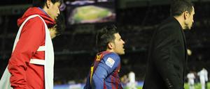 David Villa. Es wird sich zeigen, ob der Spanier zur EM wieder fit ist.