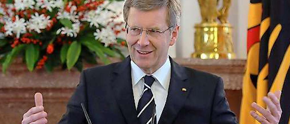 Christian Wulff: nach der Affäre um einen Privatkredit hat er viel Vertrauen in der Bevölkerung verloren.