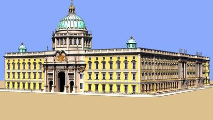 So soll das Stadtschloss einmal aussehen, wenn das Humboldt-Forum und mit ihm die Museen einziehen. Welches Profil das Haus haben wird, ist dagegen noch nicht bis ins letzte Detail bestimmt. 