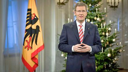 Ruhe und Besinnlichkeit verspricht Weihnachten. Und die wünscht sich auch Wulff - vor allem Ruhe.