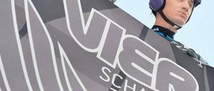 Mal sehen, wo ich diesmal lande. Martin Schmitts Erfolge liegen lang zurück. Bei dieser Vierschanzentournee wäre er schon mit Platz 20 zufrieden. Foto: dpa