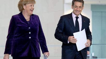 Wollen die Finanztransaktionssteuer: Bundeskanzlerin Angela Merkel und Frankreichs Präsident Nicolas Sarkozy.