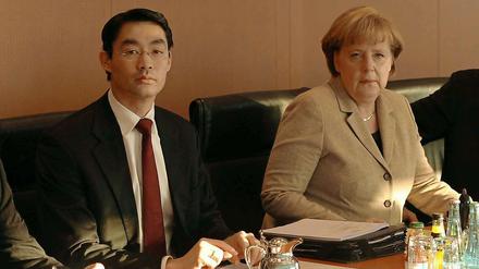 Philipp Rösler und Angela Merkel.