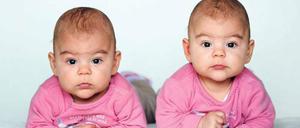 Gleiche Gene, gleiche Chancen. Der IQ von eineiigen Zwillingen ist viel stärker miteinander korreliert als der von zweieiigen Zwillingen. Daraus lässt sich errechnen, wie stark der IQ durch die Gene bestimmt wird. 