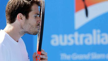 Kein Brett vor dem Kopf. Tommy Haas hat bei den Australian Open die erste Runde überstanden. Jetzt wartet Rafael Nadal.