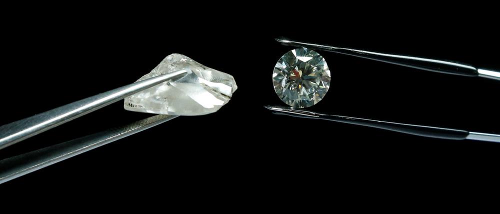 Russland ist mit 30 Prozent der größte Lieferant von Rohdiamanten.