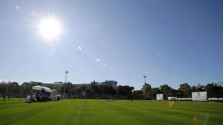 Trügerische Idylle: Im Trainingslager von Belek erarbeiteten sich die Spieler von Hertha BSC u. a. auch die konditionellen Grundlagen für die Rückrunde.