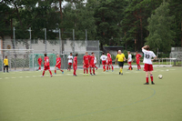 Die 3. B-Jugend von Hertha Zehlendorf im Spiel gegen den SV Pfefferwerk.