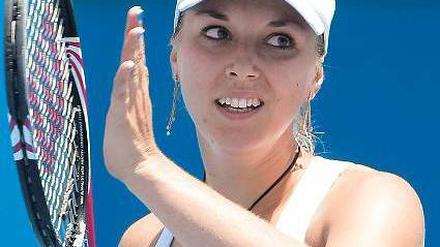 Mein Applaus gehört mir. Sabine Lisicki freut sich über ihren Sieg. 