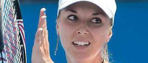 Mein Applaus gehört mir. Sabine Lisicki freut sich über ihren Sieg. 