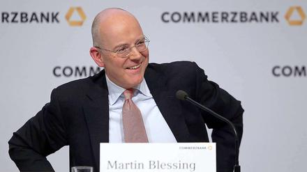 Gut gelaunt: Commerzbank-Chef Blessing