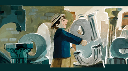 Das Google Doodle für Jale İnan am 27. September 2022.