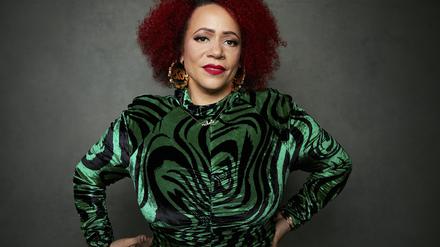 Executive producer Nikole Hannah-Jones poses for a portrait to promote the series "The 1619 Project" at the Latinx House during the Sundance Film Festival on Friday, Jan. 20, 2023, in Park City, Utah. (Photo by Taylor Jewell/Invision/AP)