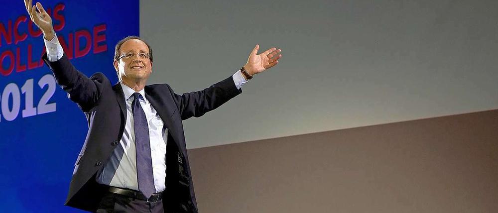 Der sozialistische Präsidentschaftskandidat Francois Hollande.