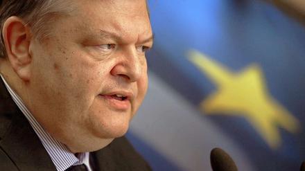 Evangelos Venizelos, griechischer Finanzminister 