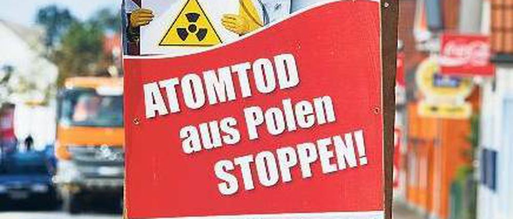 Rechte Umweltpolitik. Die Angst vor der Atomkraft wird von den Extremisten – hier im Wahlkampf auf Rügen im vergangenen September – ebenso für rassistische Töne genutzt wie andere ökologische Fragen. 