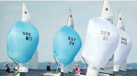 Die Idylle täuscht. Beim Segeln geht es mitunter überaus rau und lautstark zu. Zumindest wenn man um große sportliche Ziele kämpft, etwa die Olympiateilnahme. Foto: dpa