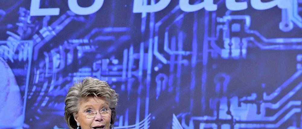Energische Kommissarin: Viviane Reding, die das EU-Rechtsressort leitet, traut sich was.