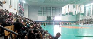 Die Dynamo-Halle im Sportforum Hohenschönhausen.