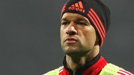 Michael Ballack musste in Bremen 90 Minuten lang zusehen.