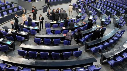 Verwirrung im Bundestag.