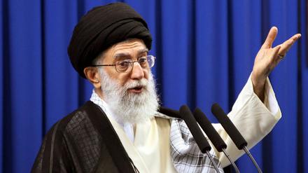 Der geistliche Führer des Iran Ajatollah Ali Chamenei.