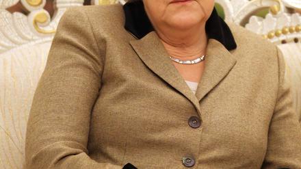 Verstimmt: Bundeskanzlerin Angela Merkel.
