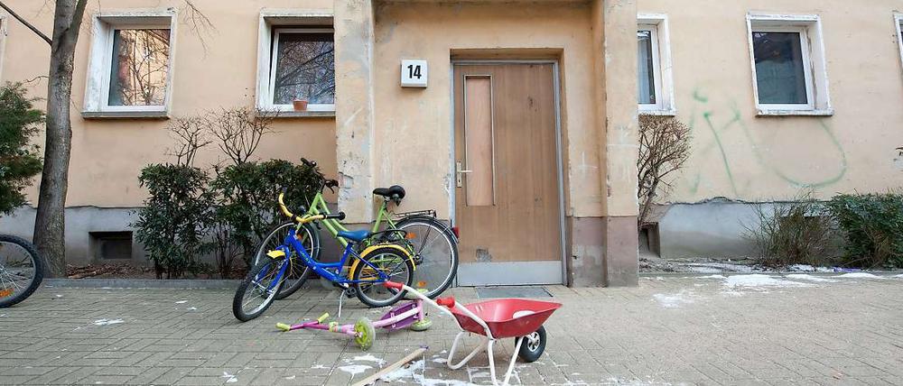 In dem Haus in Weißensee wurde das tote Kind entdeckt. 