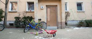 In dem Haus in Weißensee wurde das tote Kind entdeckt. 