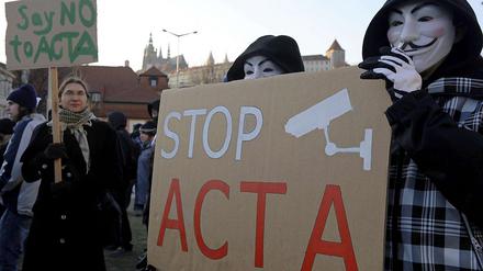 In Polen und Tschechien wird besonders stark gegen ACTA protestiert.