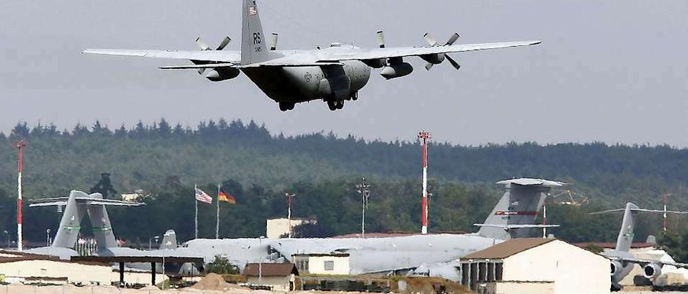 Die US-Basis im rheinland-pfälzischen Ramstein.